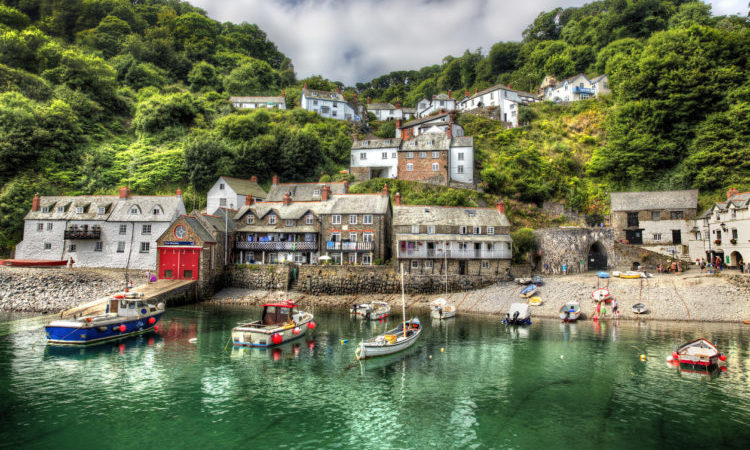 From Clovelly, a fishing port in Devon