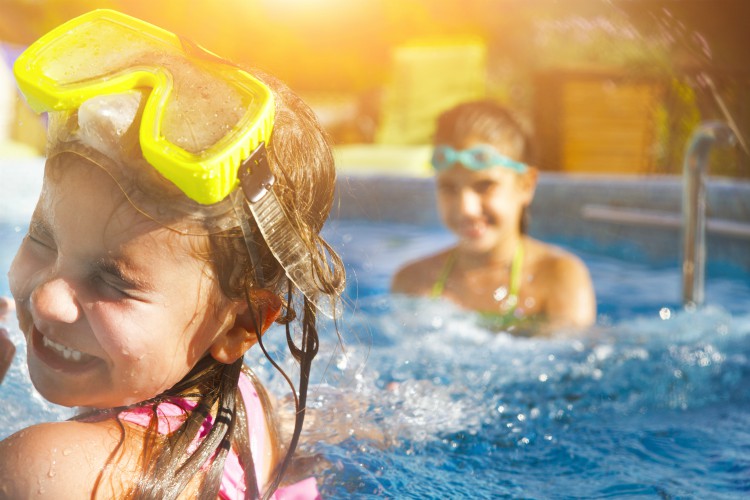 One half term hacks is to take the kids to the pool, where they can have fun for hours