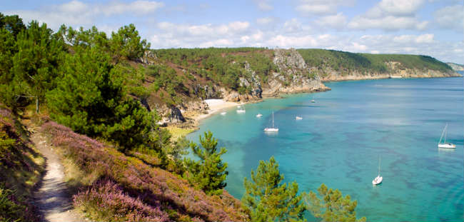 Crozon Morgat Brittany beaches in Europe
