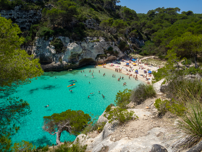 Cala Macarelleta - best beaches in Menorca