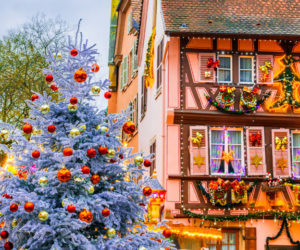 French Christmas market