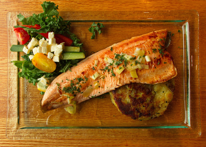 Panfried arctic char - foods to try in Lapland