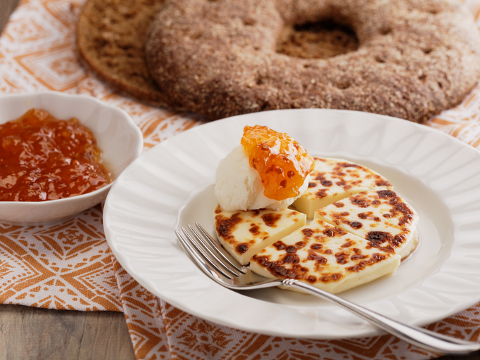 Cloudberry jam - food to try in Lapland